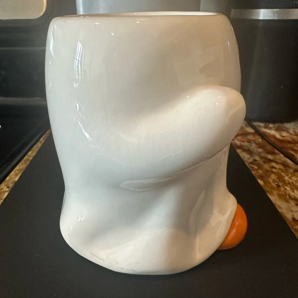 2021 Target Ghost Mug Hyde and Eek Halloween Orange Feet 11.9oz